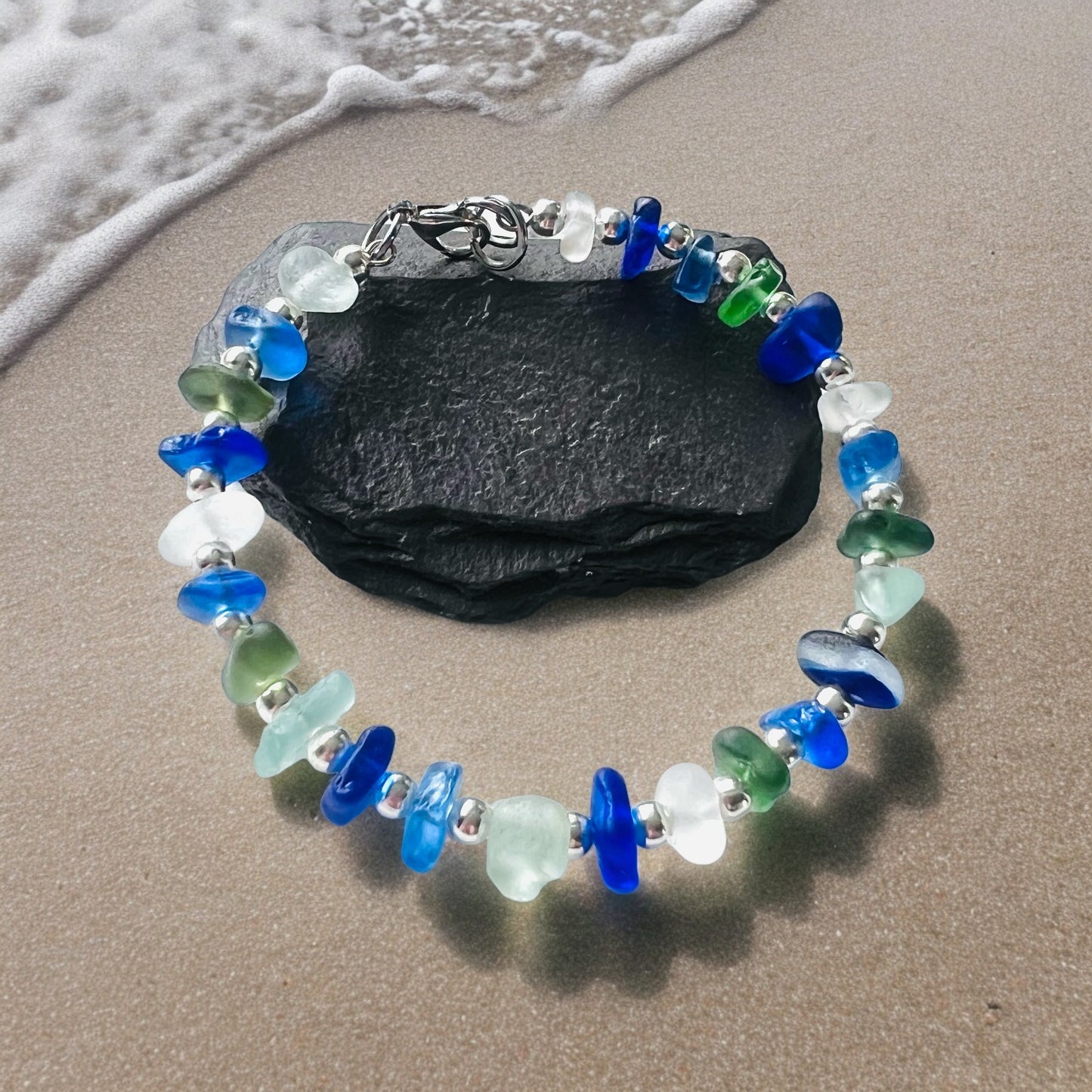 Seaham Sea Glass  Full Circle Bracelet
