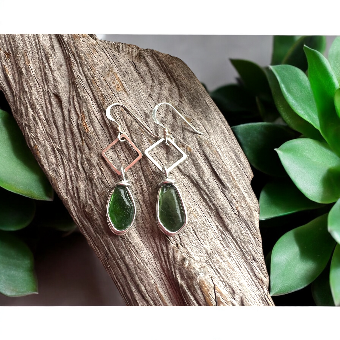 Seaham Sea Glass Earrings