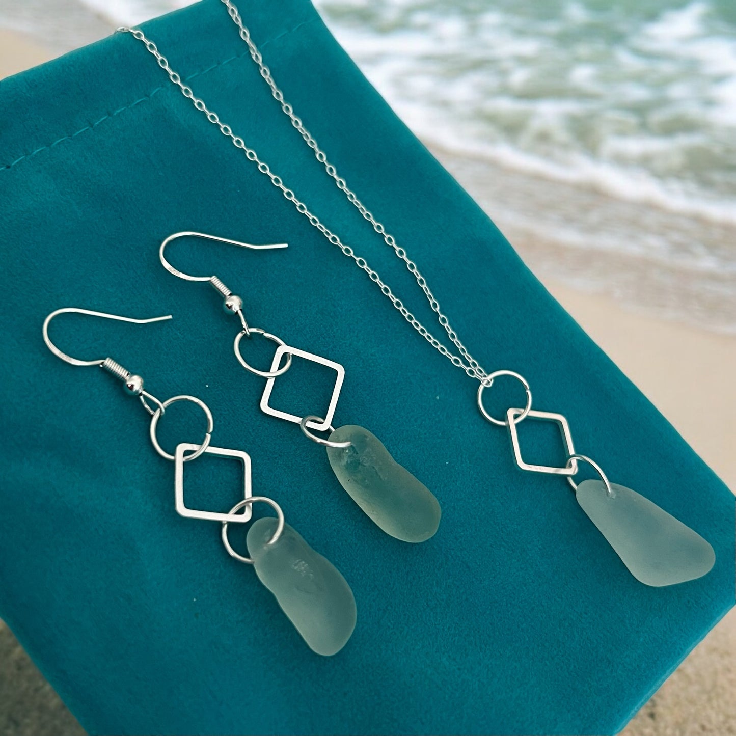 Sea Glass Jewellery Frame Set