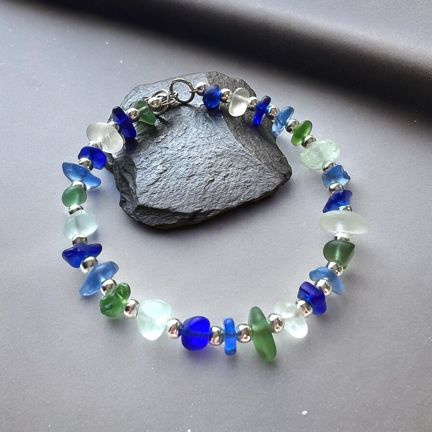 Seaham Sea Glass  Full Circle Bracelet
