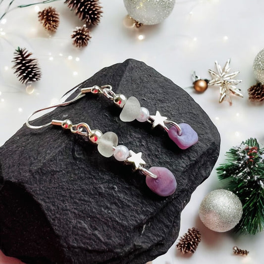 Seaham Sea Glass Earrings