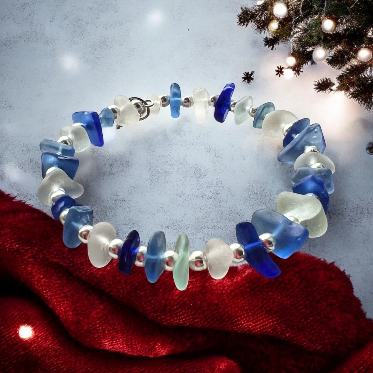 Seaham Sea Glass  Full Circle Bracelet