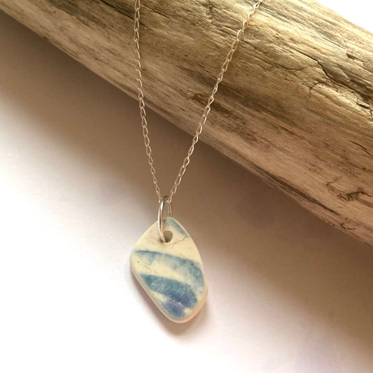 Scottish Sea Pottery Pendant from Ayrshire