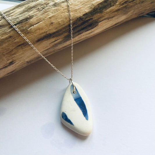 Scottish Sea Pottery Pendant from Ayrshire